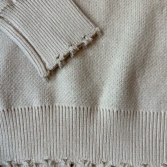 Miss Sparkling Cream Smiley Face Sweater - Picture 4 of 9